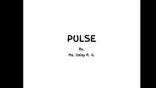 Pulse simple and short notes.