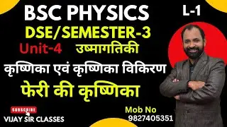 Black Body & Black Body Radiation | Ferry's Radiation | Bsc Physics Semester-3  Unit-4 L- 1