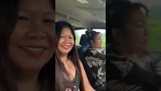 Talking while she is driving