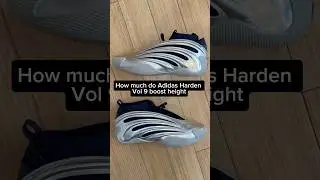 How much do Adidas Harden Volume 9 boost height #adidas #jamesharden #basketballshoes #basketball
