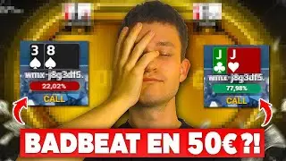 I'm taking a BIG BADBEAT in Expresso 50&euro; on Winamax! (Poker / Spin)