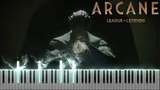 Arcane League Of Legends Opening - Enemy by Imagine Dragons (Piano Tutorial + Sheet Music)