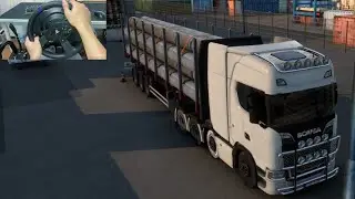 Extreme Towing Challenge: 100TON Pipe In Euro Truck Simulator 2 | Sabar
