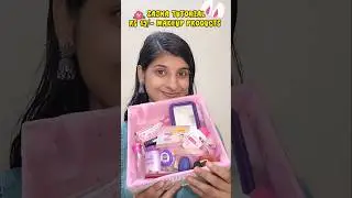 Makeup with Rs 10/- products 💋 #affordable #cheapest #makeuptutorial #productsunder10 #ytshorts