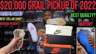 My $20,000 GRAIL Sneaker Pickups of 2022! SLEEPER Sneakers of 2022! BEST QUALITY Sneaker of 2022?