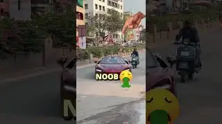 Noob🥱 VS Pro😈 VS Hacker👺 #stunts #automobile #viral#trollface