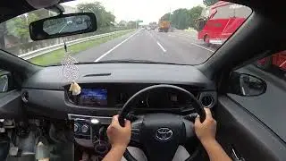 Kondisi Tol Pasca Hujan | #POVDriving #toyotacalya 