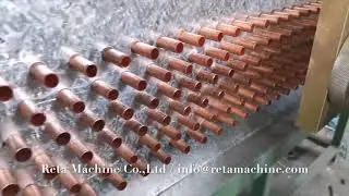Heat Exchanger Coil Tube Horizontal Expander Machine