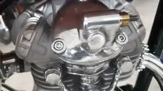 Ducati Scrambler 350 1975,prima messa in moto dopo il restauro!