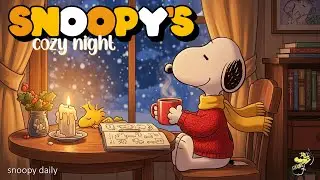 Coffee & Books by Snoopy ☕ Relaxing Winter Lofi for Study & Chill
