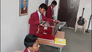 Music classes conducted at JNV Bijapur CG under PM SHRI