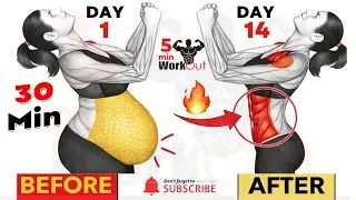 Get Flat Abs🔥30-Min Standing Exercises to Get a FLAT STOMACH Faster