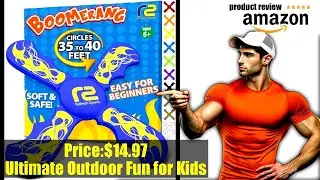 Buy Boomerang Kids Outdoor Frisbee - Soft Toy Boomerangs Gifts for Boys 8-12  Girls 8-12 - Best