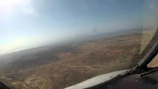 Djibouti, HDAM Cockpit view close visual landing 09