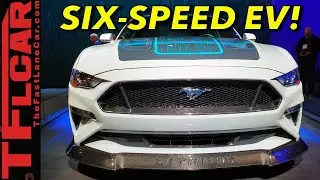 This Ford Mustang Lithium Has 1,000 Lb-Ft of Torque &mdash; And A Manual Transmission! 2019 SEMA Debut