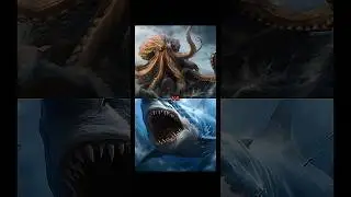 KRAKEN VS TITANOBOA, NINGEN, KILLER FISH, UMIBUZO, MEGLODON, BLOOP #short