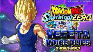 All Vegeta Voice Clips &bull; Z End SS2 &bull; Dragon Ball Sparking! ZERO &bull; Lines (Christopher Sabat) ENGLISH