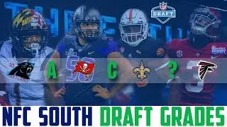 2018 NFL Draft Grades NFC SOUTH Saints Falcons Panthers Buccaneers (NFL DRAFT WINNERS)