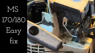 Замена выключателя дросселя MS 170/180