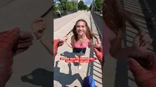 SPIDER-MAN VS COMPLETELY CRAZY GIRL IN LOVE #spiderman #crazygirl #funny #love #girl #lovestory #pov