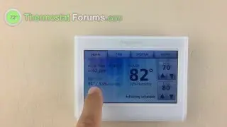 Honeywell 9000 wifi thermostat waiting for update