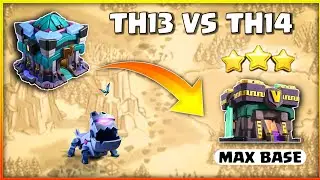 Th13 vs Th14 attack strategy || Th13vsTh14 3 star strategy || Th13 vs Th14 ....... Clash of Clans