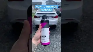 How To Use Iron Remover on a Car  #cardetailing #carcleaning #cars #ironremover