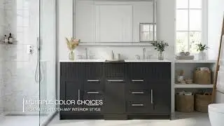 Advwin Freestanding Modern Bathroom Vanity w/ Sink