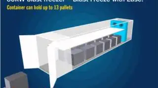 Portable Blast Freezers - CRS 60kW Cold Storage Blast Freezer