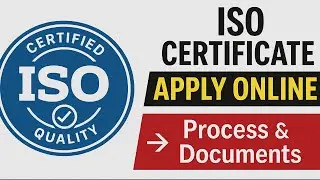 ✅ ISO Certificate Apply Online 2025   Full Step by Step Process   ISO Registration Benefits & Docume