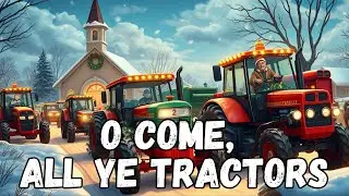 🎵 О, придите, все тракторы! | Забавная рождественская кантри-песня про тракторы