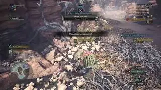 Monster Hunter World Gameplay - Collect Bauble Cactus
