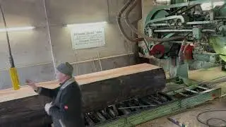 Start to Finish: Huge Sapele Log Sawed with Horizontal & Vertical Saws