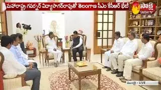 CM KCR Meets Maharashtra Governor | Invites For Kaleshwaram Project Inauguration