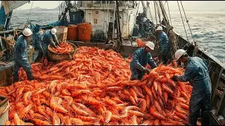 How American Fishermen Earn Billions Through Shrimp Fishing and Processing in Modern Factories
