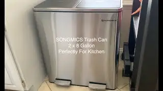 SONGMICS Trash Can | 2 x 8 Gallon | Perfectly For Kitchen | IsThisUseful?