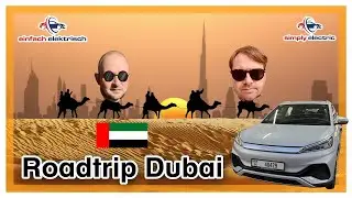 Driving through Dubai in an electric car - works that⁉️