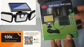 Amazing Solar Wall Light from Temu! Worth Buying + Get Free Gifts When You Download the App! #Temu