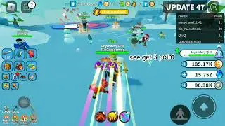 how to get point for Christmas event in weapon fighting Simulator
