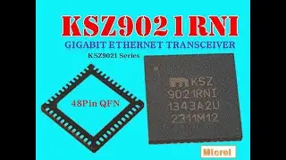 【판매중】 IC 48Pin RGMII 지원 기가비트 이더넷 트랜시버 Gigabit Ethernet Transceiver KSZ9021RN KSZ9021 KSZ9021RNI