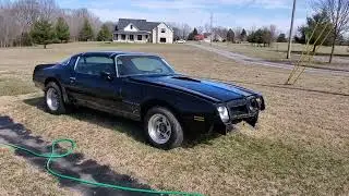 1st wash and 1st coat of penetrol 1976 pontiac firebird trans am