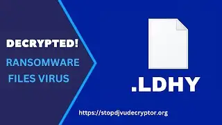 LDHY Ransomware Virus Attack | Remove [.LDHY ] Virus and Decrypt Files | 100% Recovery Tool