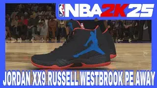 NBA 2K25 Shoe Creator | Air Jordan XX9 Russell Westbrook PE Away