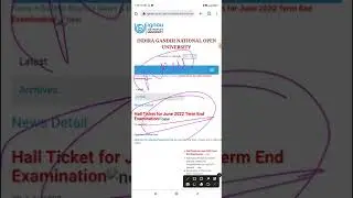 IGNOU june 2022 TEE Exam| IGNOU Hall ticket june 2022 | ignou exam hall ticket june 2022 Released