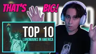 Top 10 Landmarks In America | Places to Visit in USA | Australian Reacts | AussieTash