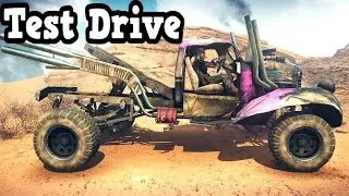 Mad Max Game 2015 - Big Chief Chariot Truck Test Drive