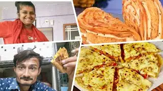 #youtube માંથી જોય ને 🌮Taco Maxicana અને 🍕 Rotli Pizza બનાવ્યા પણ લોચા મારી દીધા..