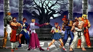 [KOF Mugen] Memorial- Tournament R1M5 | Yagami Team vs SF Shotokan Team [ 4vs4 ]