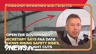 Transportation chief defends flight cuts, demands Congress to reopen government