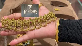 Tanishq gold necklace 22kt gold choker necklace and chain necklace designs with price and weight